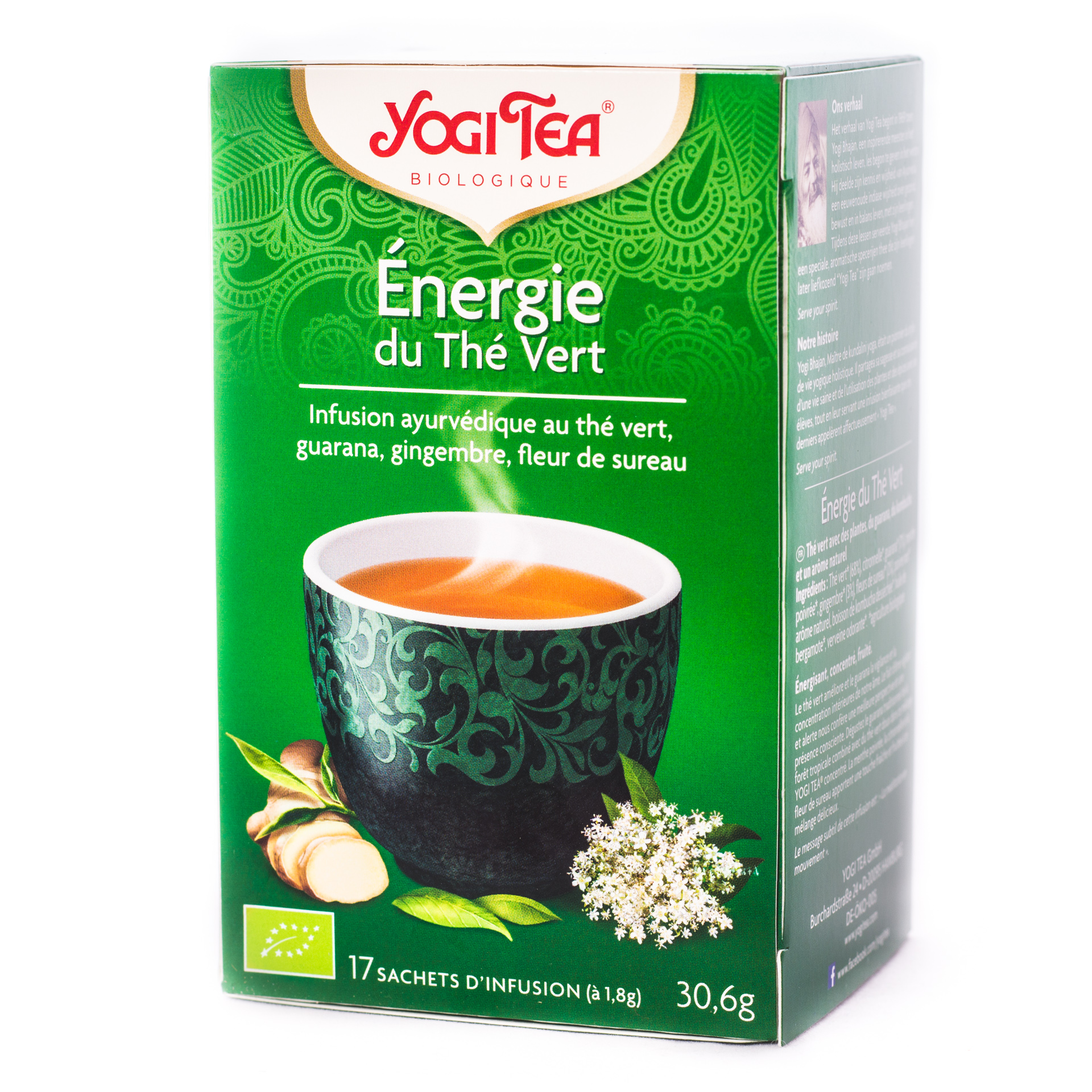 Yogi énergie du thé vert ((CVZHZ3L82272)) € 3,65 - New seeds